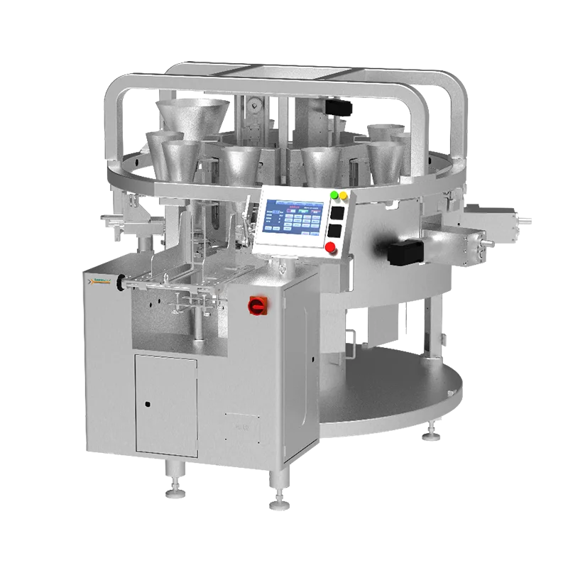 Roterende Long-bag Stand-up Pouch Packing Machine 10 Station